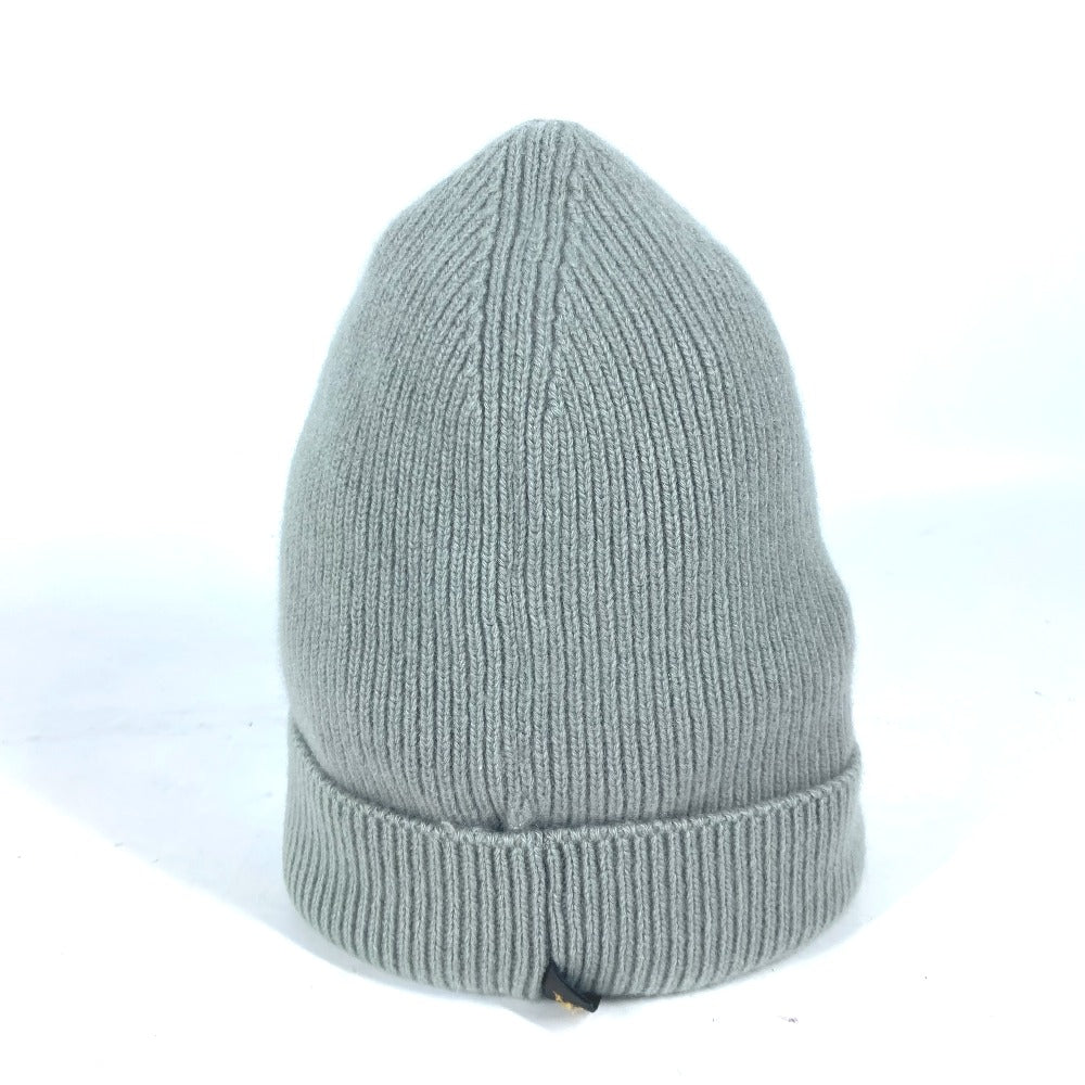 LOUIS VUITTON Knit hat cashmere Green type logo mens