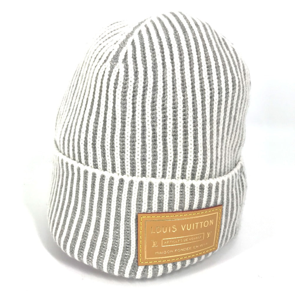 LOUIS VUITTON Knit hat M92566 cashmere gray Flight mode Beanie Neverfull mens