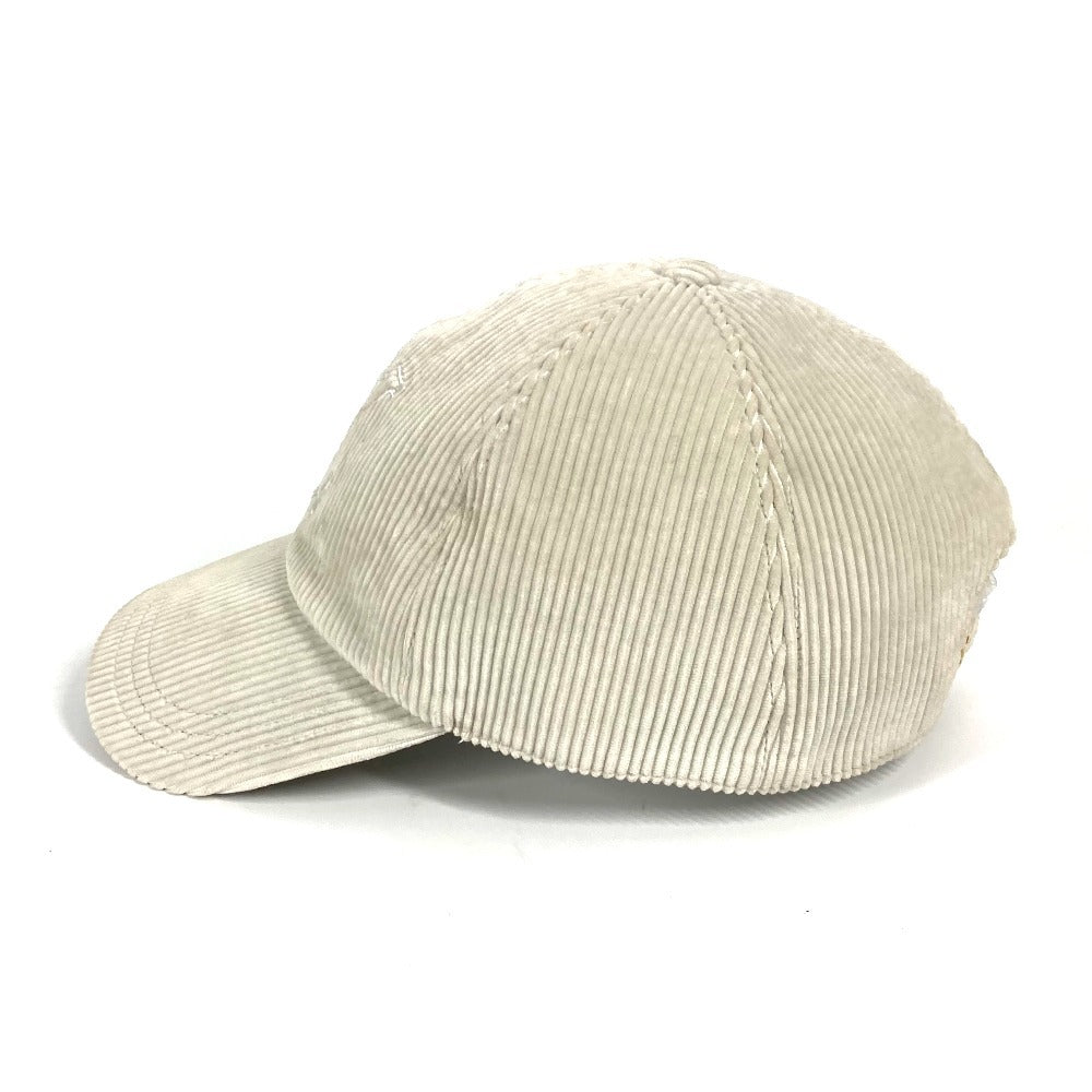 LOUIS VUITTON cap M7752L cotton gray Cap LV Signature Corduroy L
