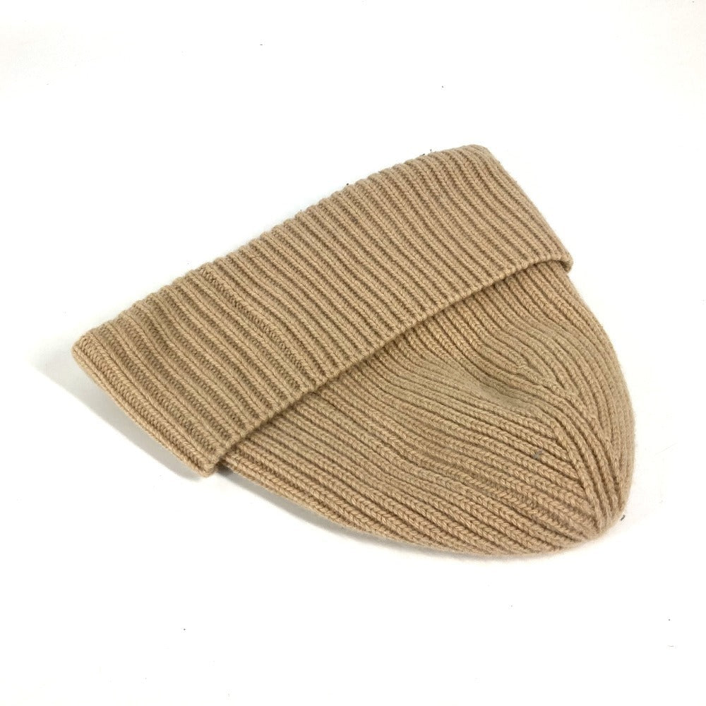 LOUIS VUITTON Knit hat M77290 wool beige Bone LV Beanie unisex(Unisex)