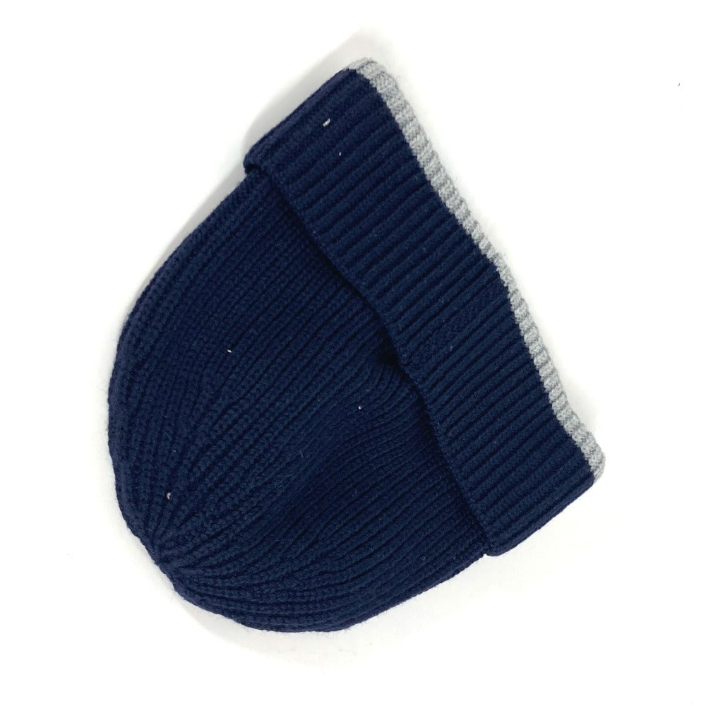 LOUIS VUITTON Knit hat MP2240 wool Navy Bone Gravity