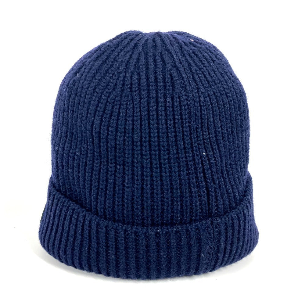 LOUIS VUITTON Knit hat MP2240 wool Navy Bone Gravity