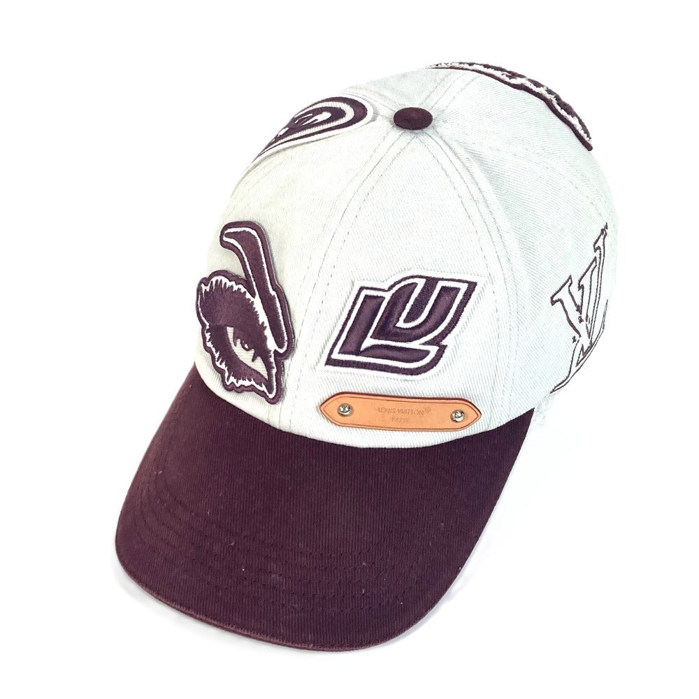 LOUIS VUITTON cap M7176L cotton white Cap League