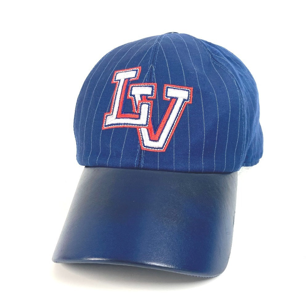 LOUIS VUITTON cap M7007M cotton Navy LV Varsity Newsboy Cap