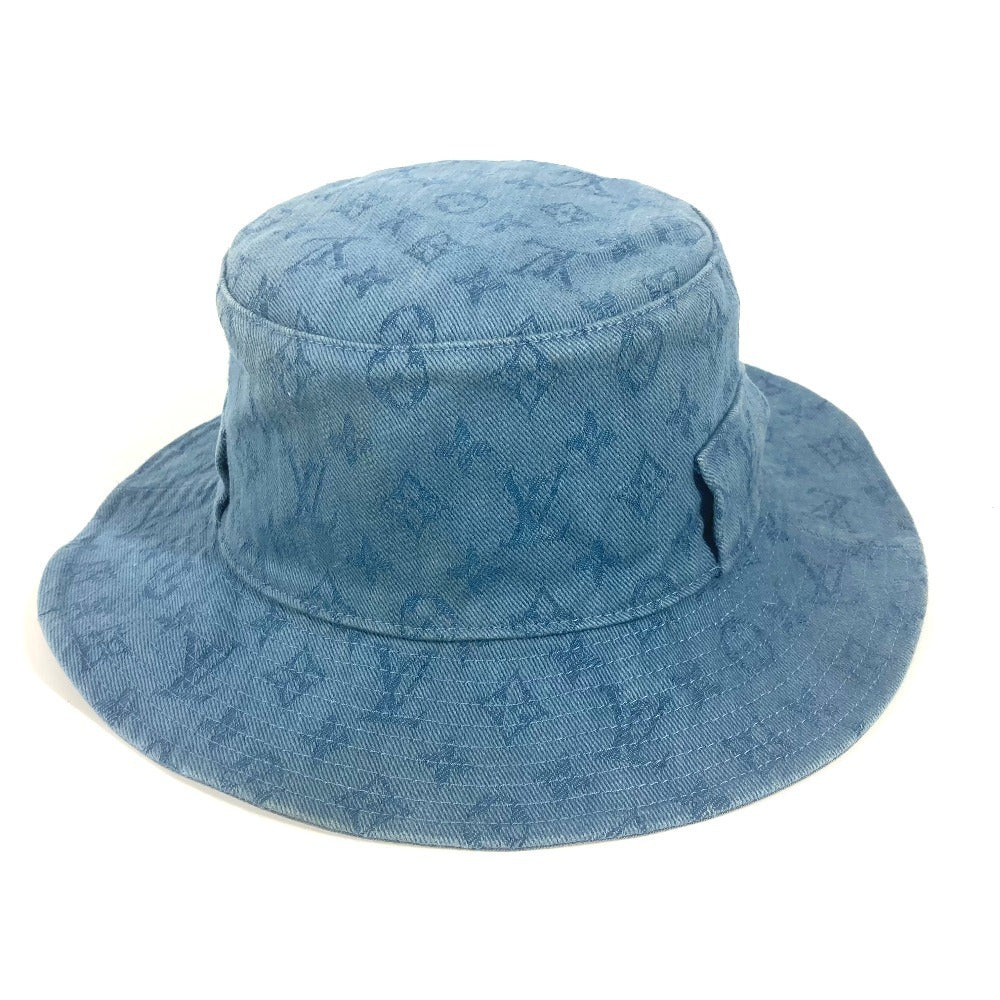 LOUIS VUITTON hat M77591 Cotton, Polyester blue Monogram Shapka Skater Color Blocks