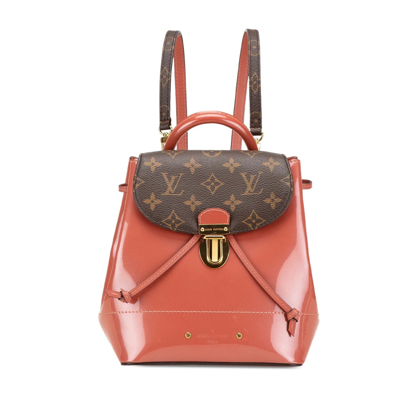 Pink Louis Vuitton Monogram Vernis Hot Springs Backpack
