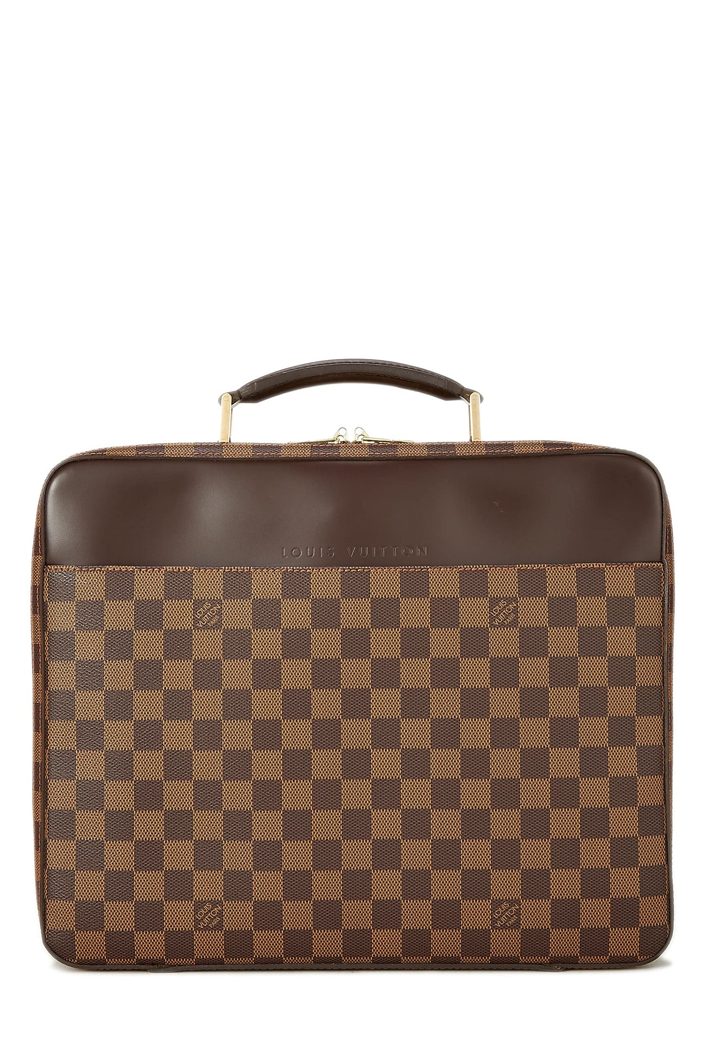 Louis Vuitton, Damier Ebene Porte Ordinateur Sabana, Brown
