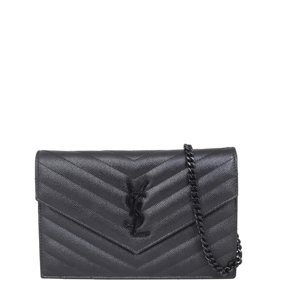 Saint Laurent Monogram Envelope Chain Wallet