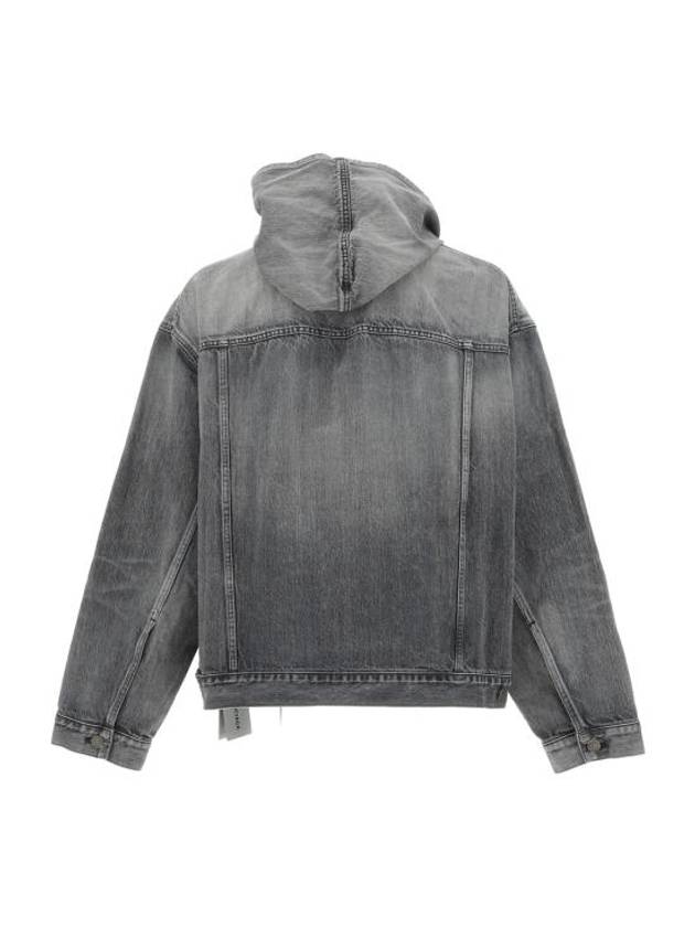 Luxury Balenciaga Trending 2026 Distressed Denim Hoodie Black