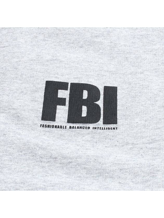 Luxury Balenciaga Trending 2026 FBI Logo Sweatshirt Grey