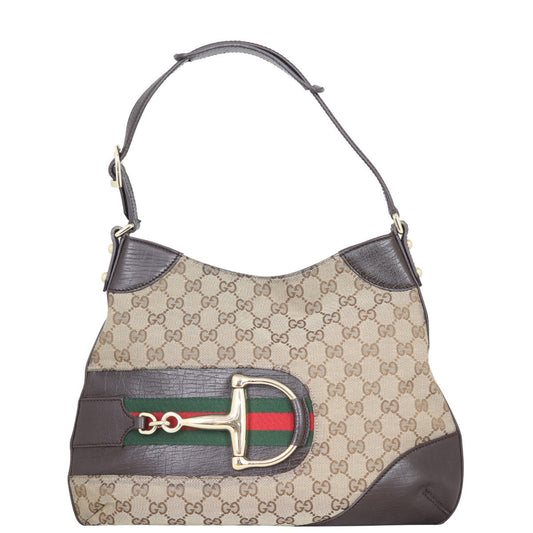 Gucci GG Canvas Hasler Hobo