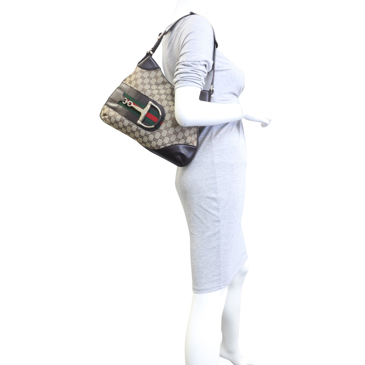 Gucci GG Canvas Hasler Hobo