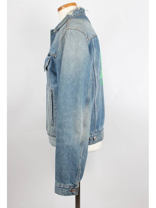 Luxury Balenciaga Trending 2026 BB logo denim jacket 48