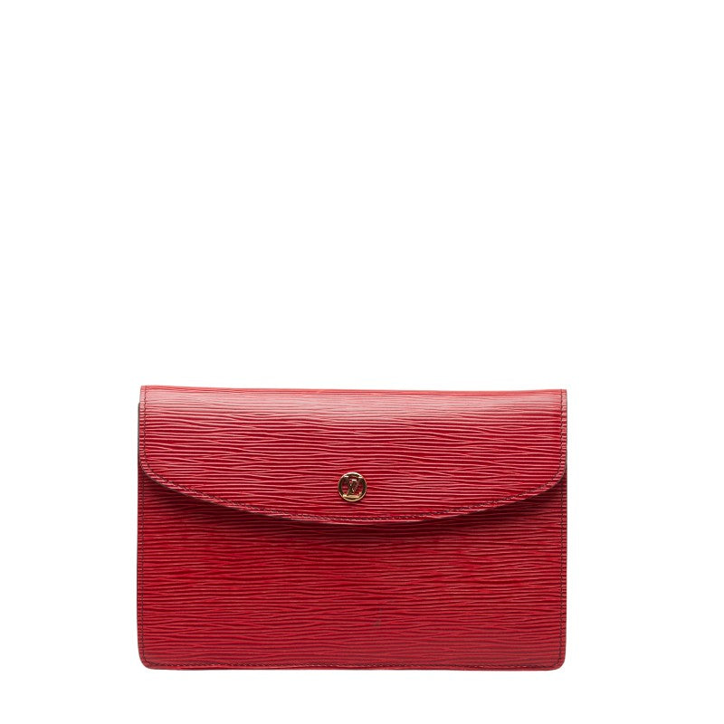 Louis Vuitton Epi Montaigne 27 Backpack Second Bag M52657 Castilian Red Leather  Louis Vuitton