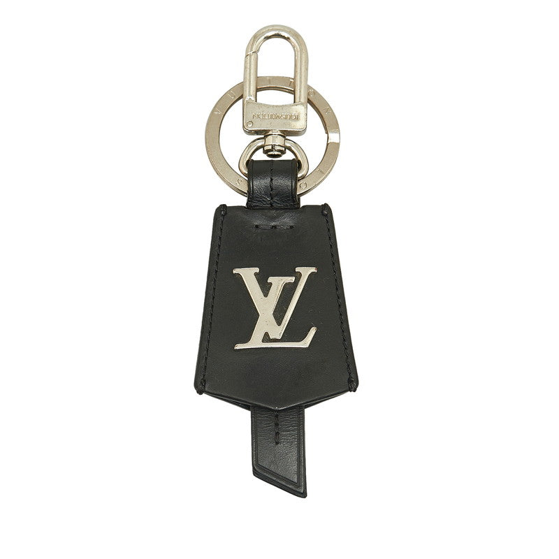 Louis Vuitton Key Charm M68020 Black Noir Leather Mens