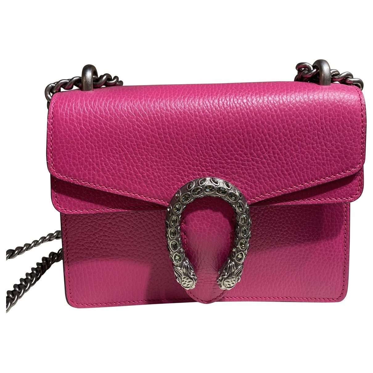 Gucci dionysus pink leather handbag