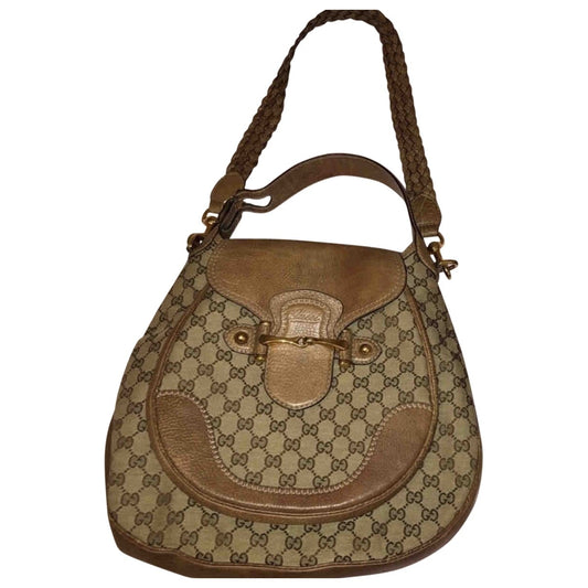 Gucci beige cloth handbag
