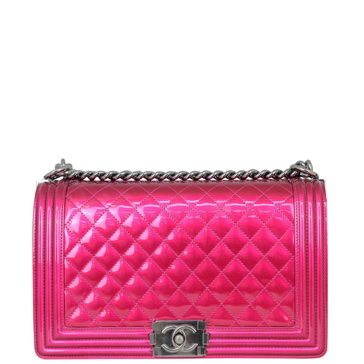 Chanel Boy New Medium | Hot Pink