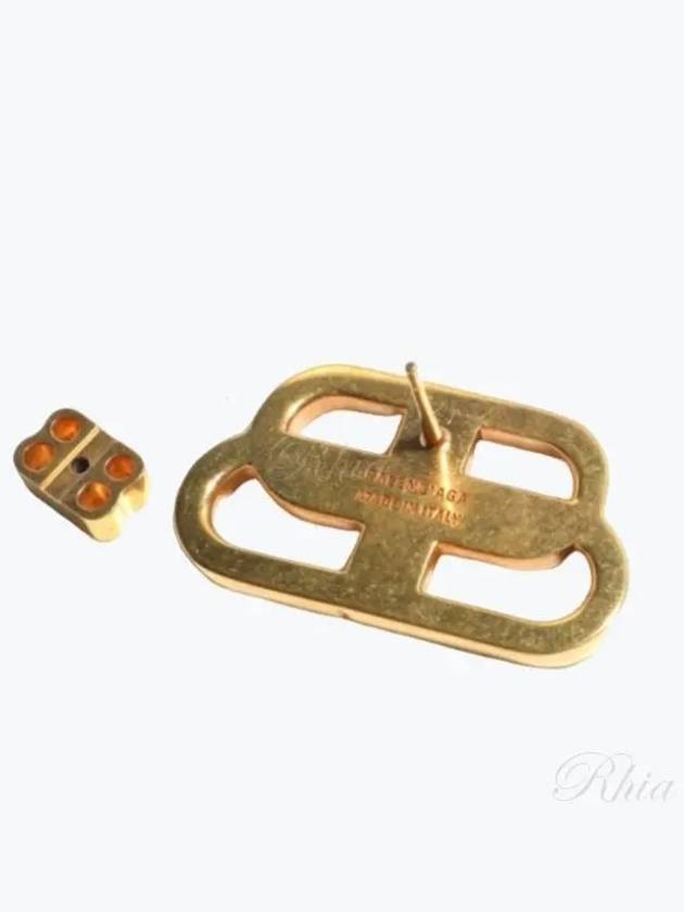 Luxury Balenciaga Trending 2026 BB Logo Stud Earrings Gold
