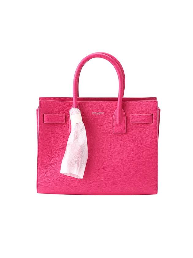 Luxury Saint Laurent Trending 2025 Nano Sac De Jour Leather Tote Bag Hot Pink