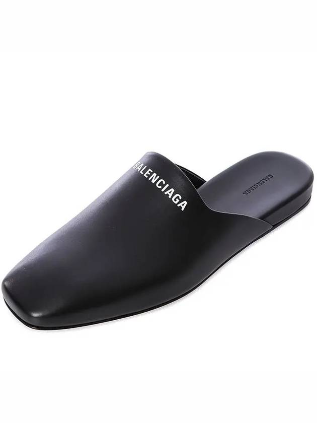 Luxury Balenciaga Trending 2026 Men's Cozy Logo Bloafers Black