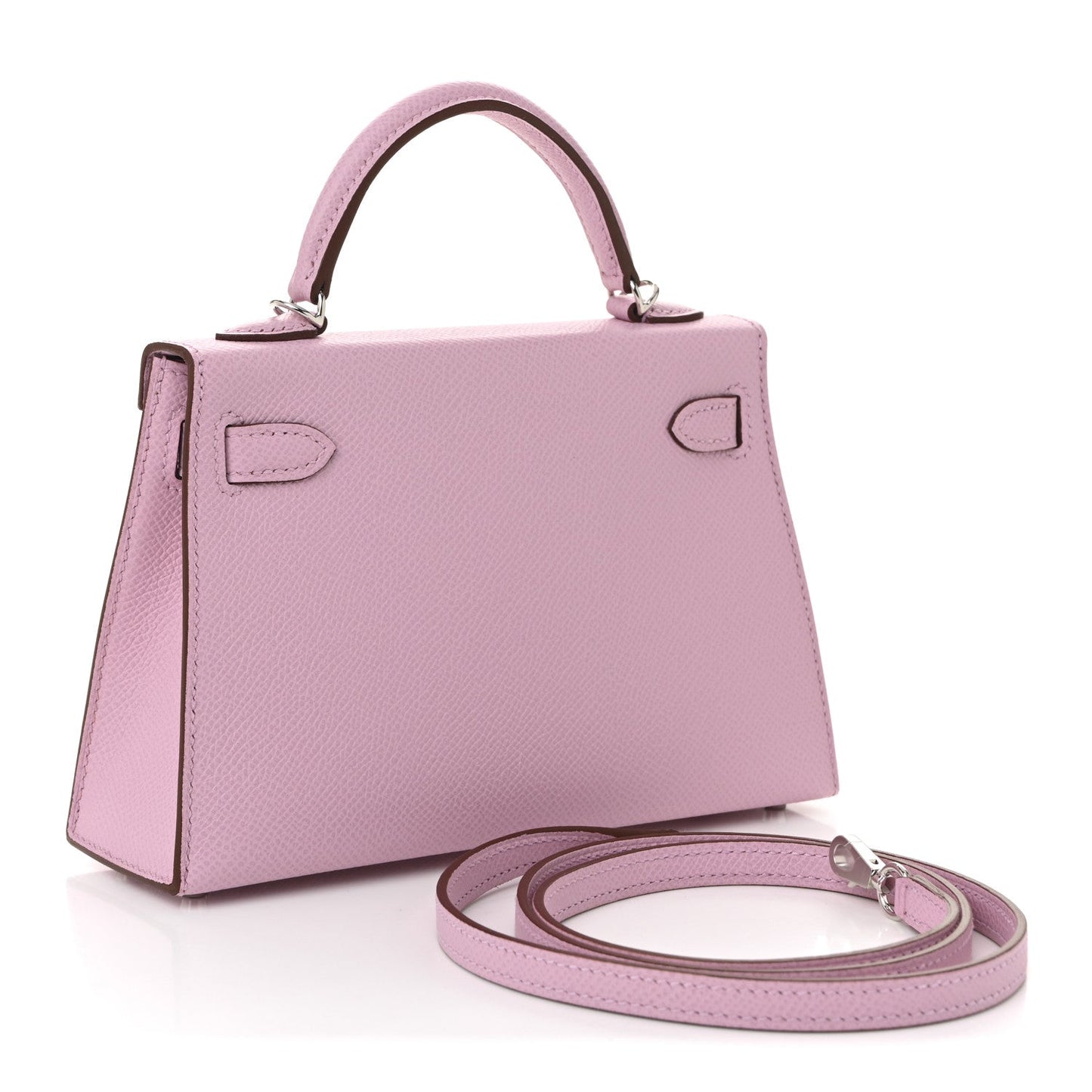Hermes Epsom Mini Kelly Sellier 20 Mauve Sylvestre