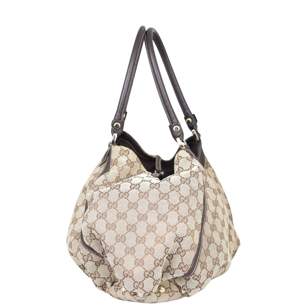 Gucci GG Canvas D-Ring Shoulder Bag