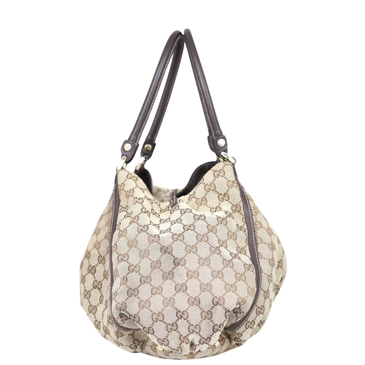 Gucci GG Canvas D-Ring Shoulder Bag
