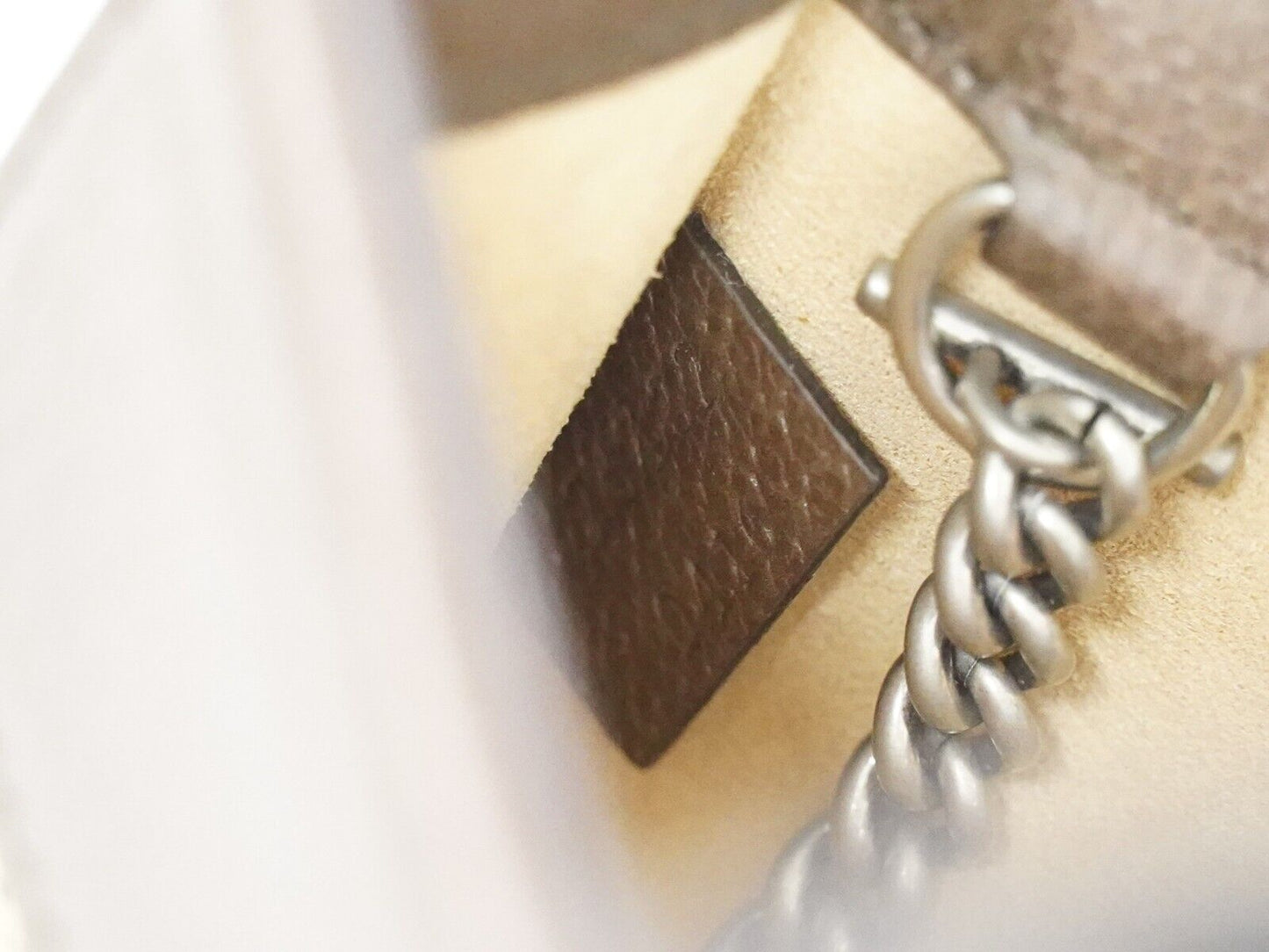 Gucci Dionysus Flap Messenger Bag Shearling Beige Canvas Crossbody Bag Bag ( )