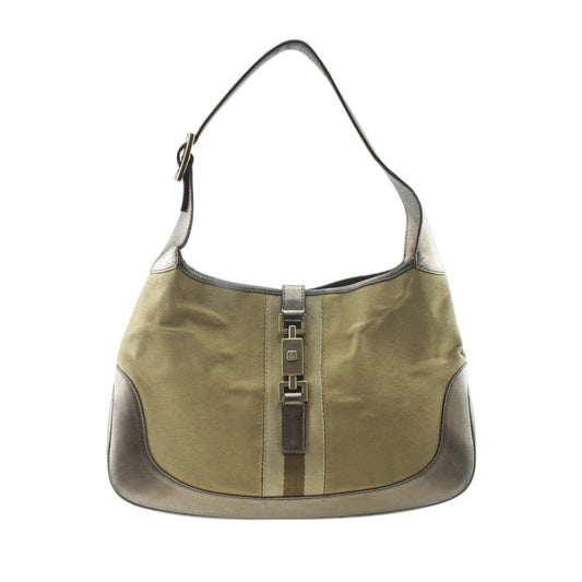 Gucci jackie    brown cloth handbag