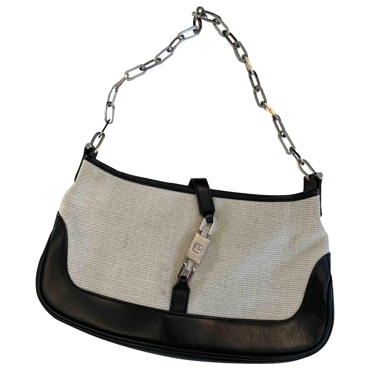 Gucci jackie    white cloth handbag