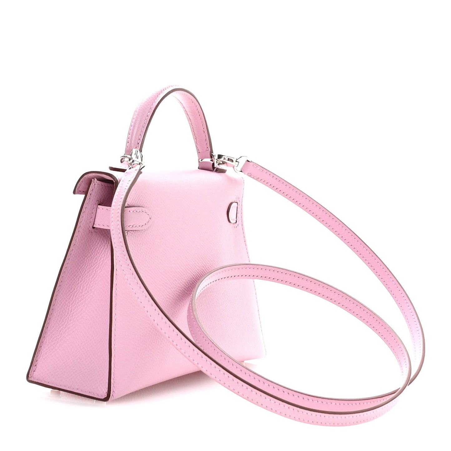 Hermes Epsom Mini Kelly Sellier 20 Mauve Sylvestre