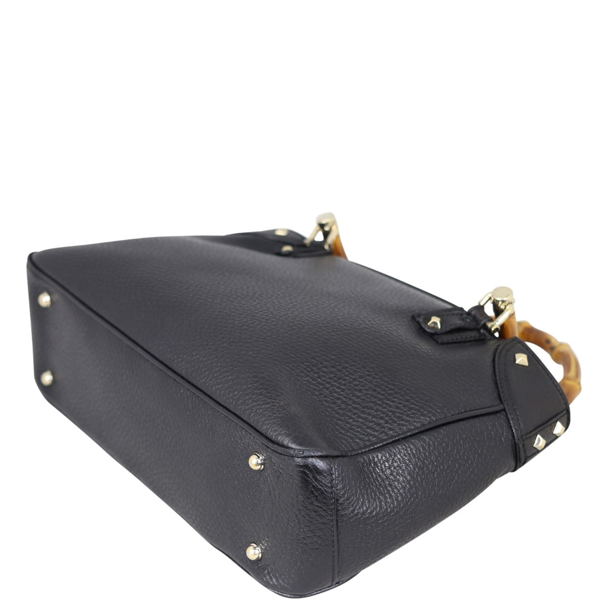 Gucci Bamboo Handle Studded Tote
