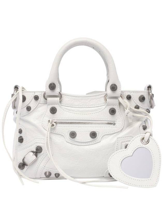 Luxury Balenciaga Trending 2026 Neo Cagole Small Tote Bag White
