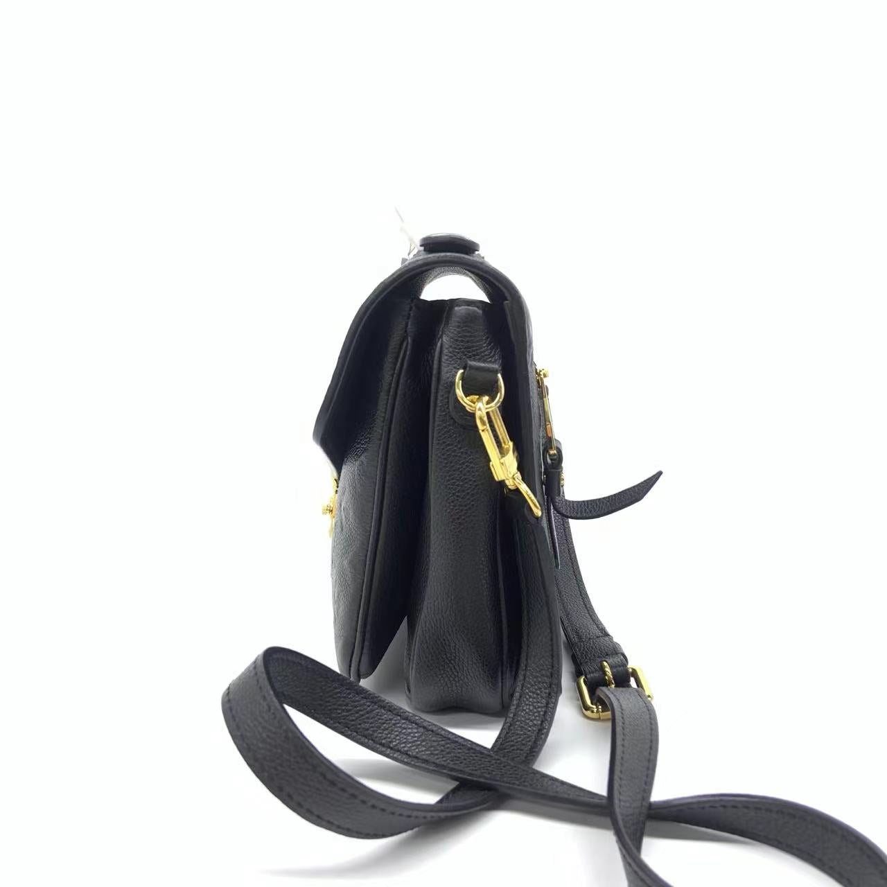 Louis Vuitton Pochette MÃ©tis Monogram Empreinte Leather Black