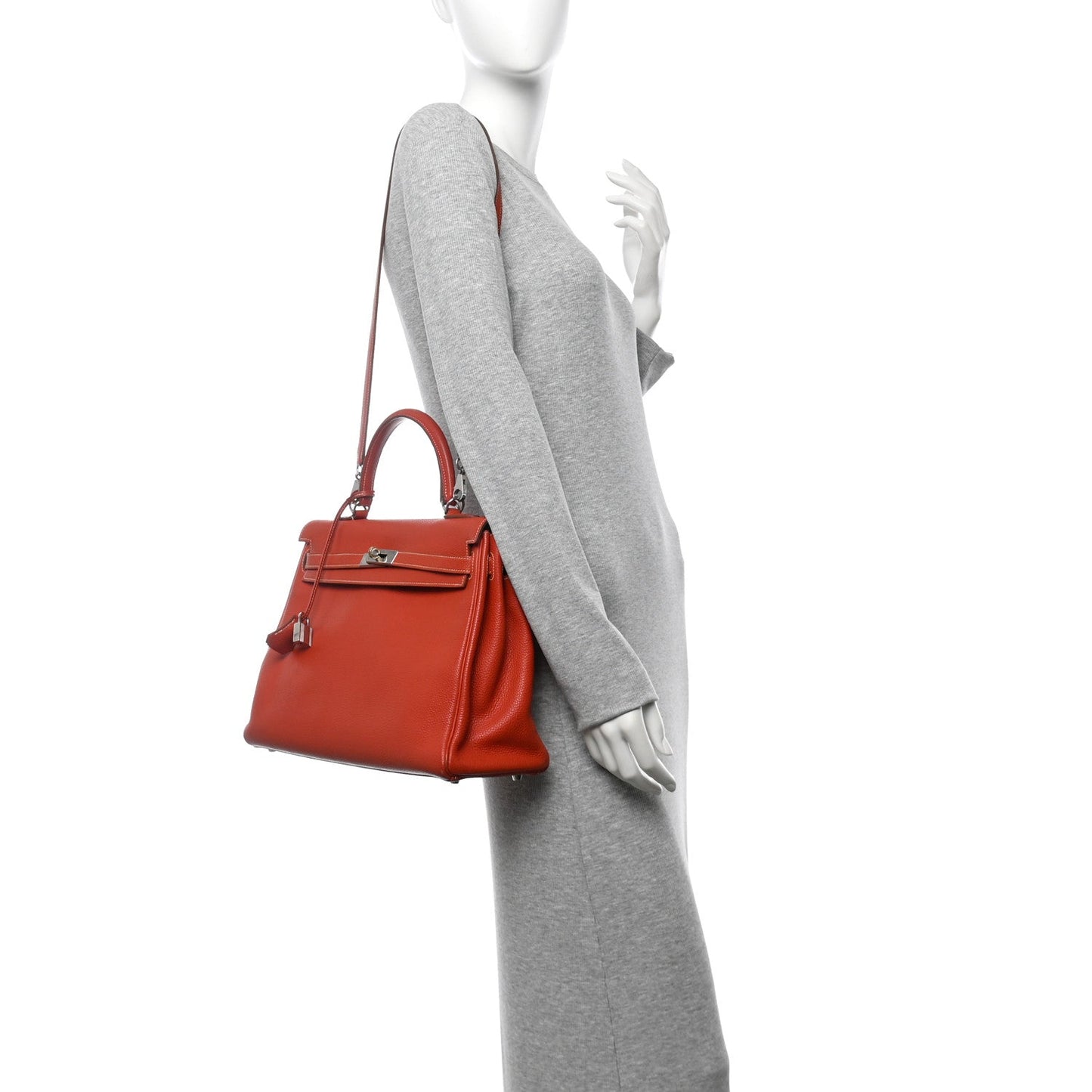Hermes Togo Kelly Retourne 35 Sanguine