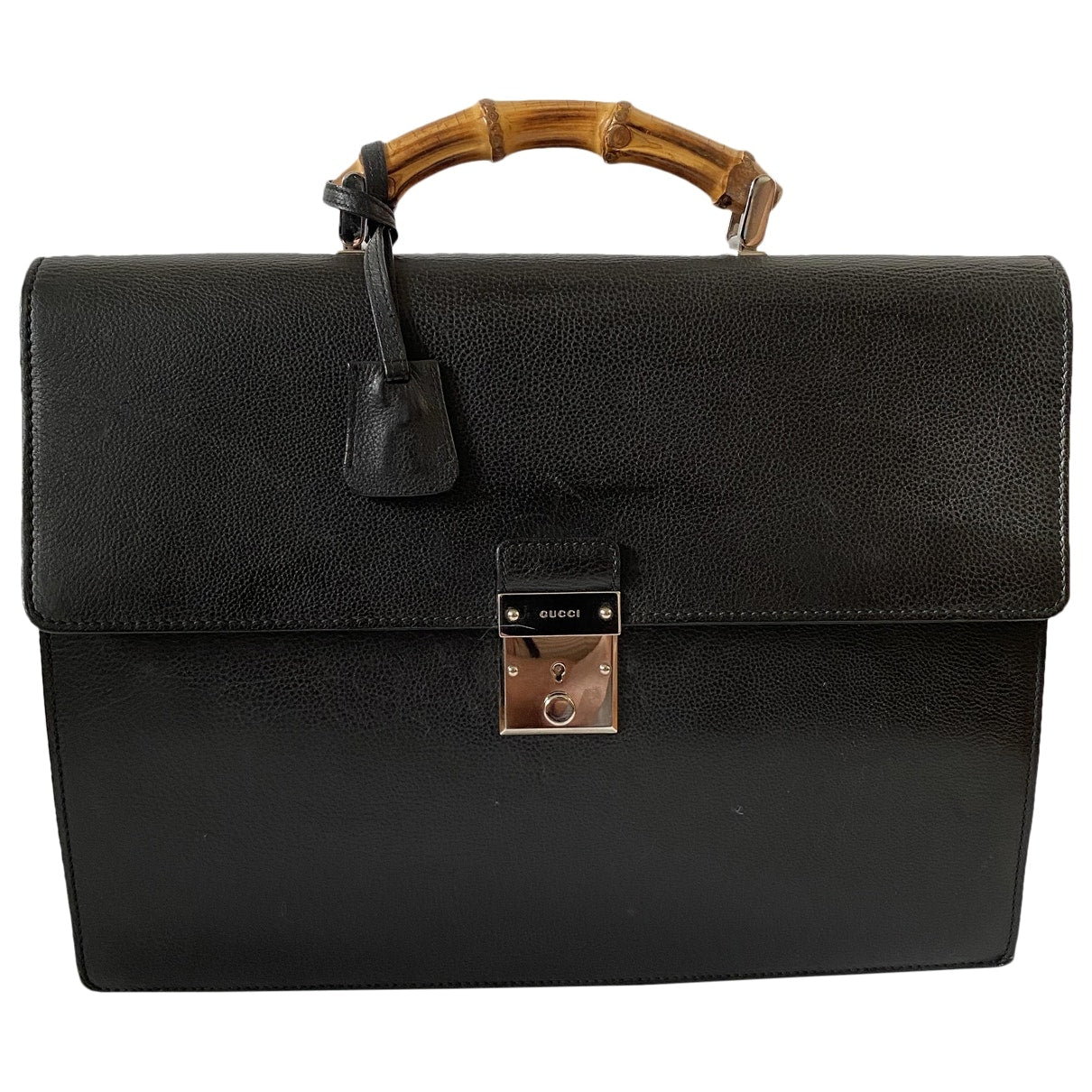 Gucci black leather bag