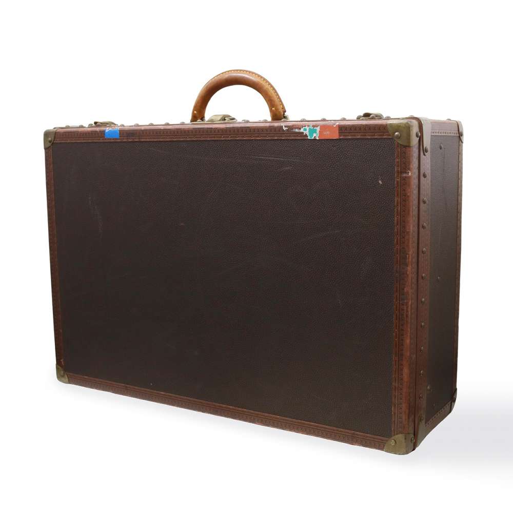 Louis Vuitton Alzer Brown Leather Size 65