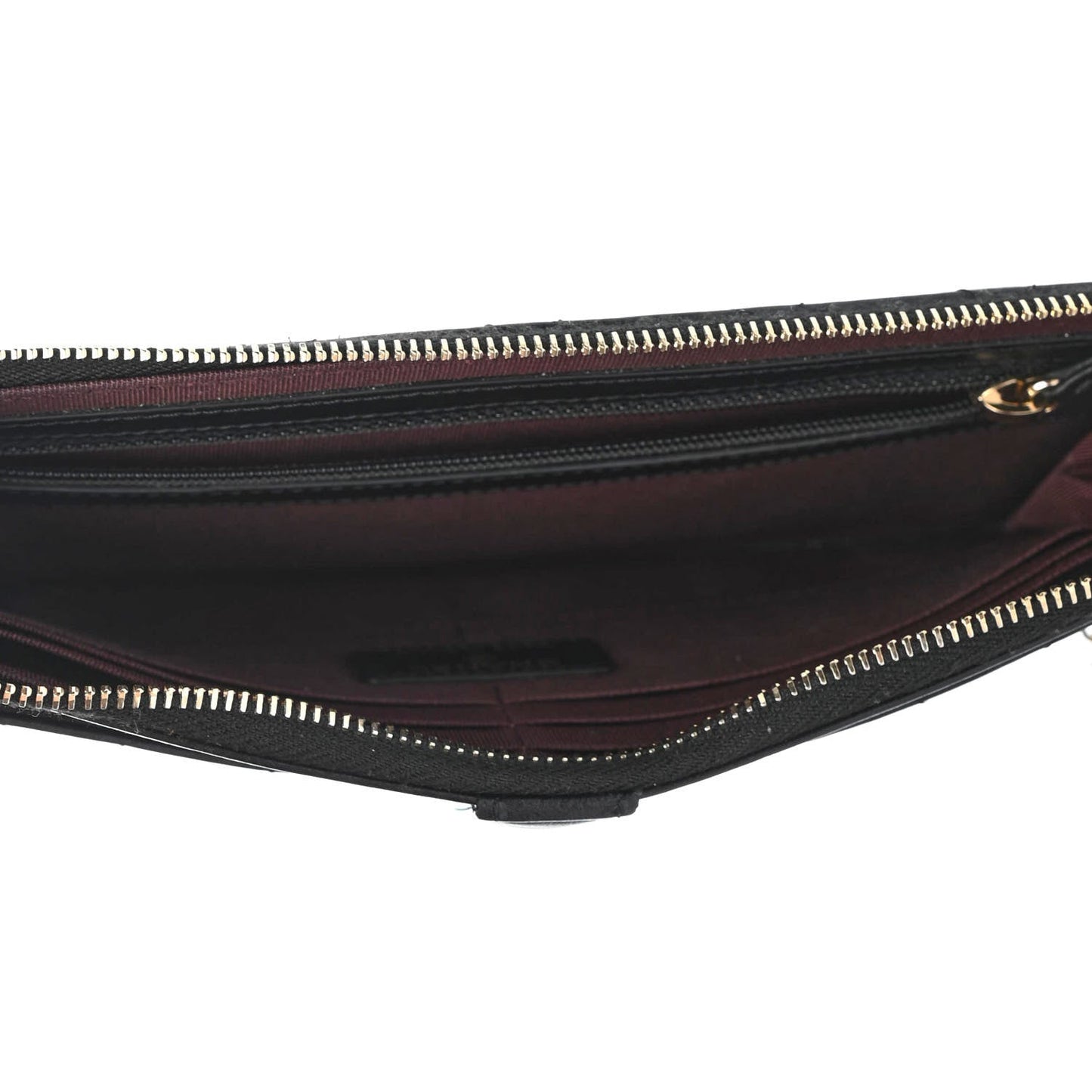 CHANEL Aged Calfskin Quilted 2.55 Reissue Pouch With Chain Handle Black