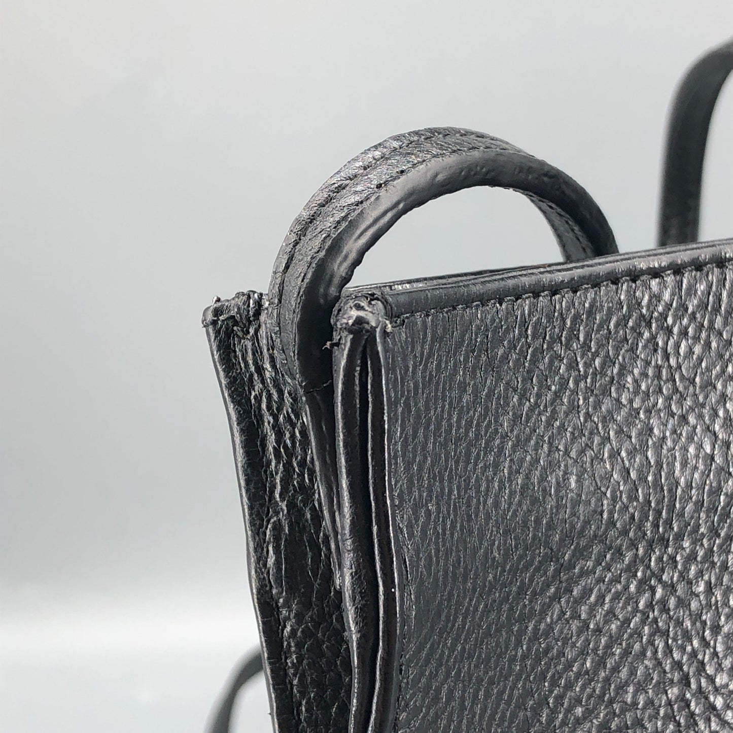 Chrome Hearts Cross Logo Leather Crossbody Bag Black