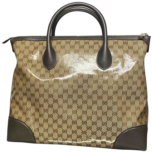 Gucci camel cloth bag