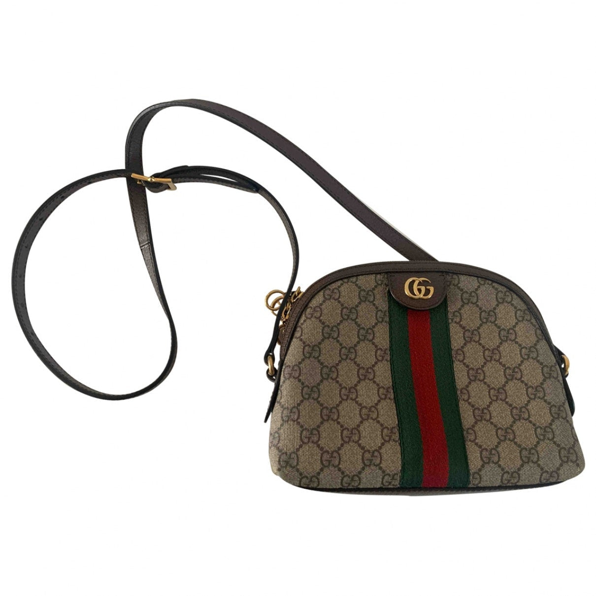 Gucci ophidia beige cloth handbag