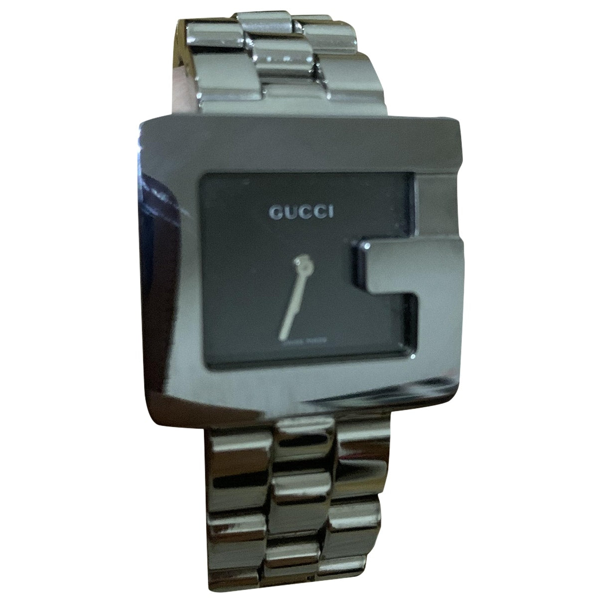 Gucci silver steel watch
