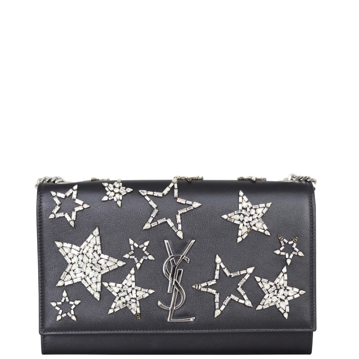 Saint Laurent Crystal Star Kate Chain Bag Medium