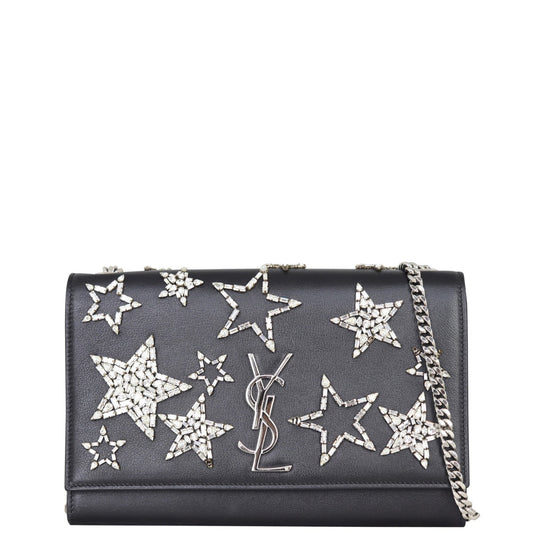 Saint Laurent Crystal Star Kate Chain Bag Medium
