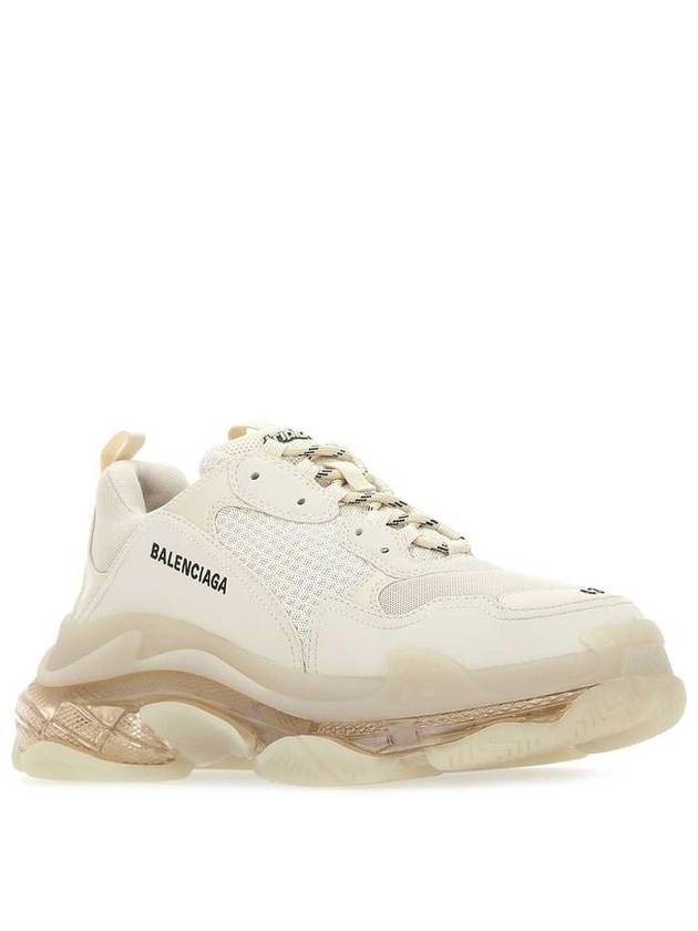 Luxury Balenciaga Trending 2026 Triple S Clear Sole Low Top Sneakers Beige