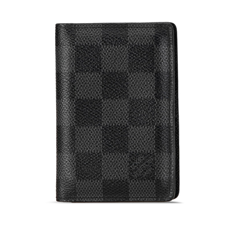 Louis Vuitton Damier Graphite Organizer Du Push Passcase N63075 Black Grey PVC  Louis Vuitton