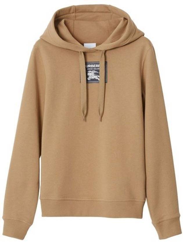 Luxury Burberry WoMen's Prosum Label Cotton Hoodie Camel