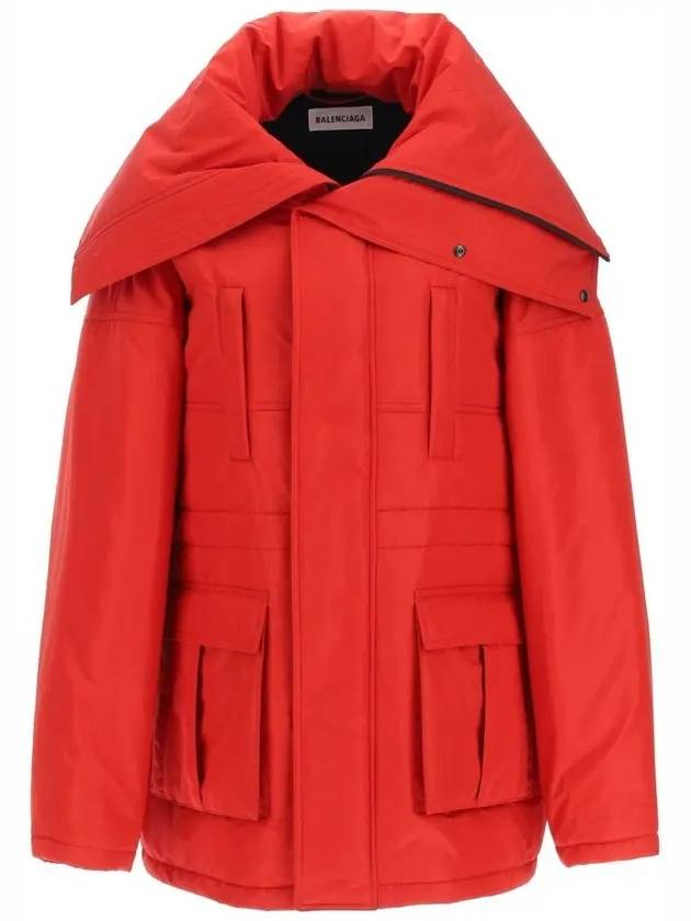Luxury Balenciaga Trending 2026 CB Technical Parka Red