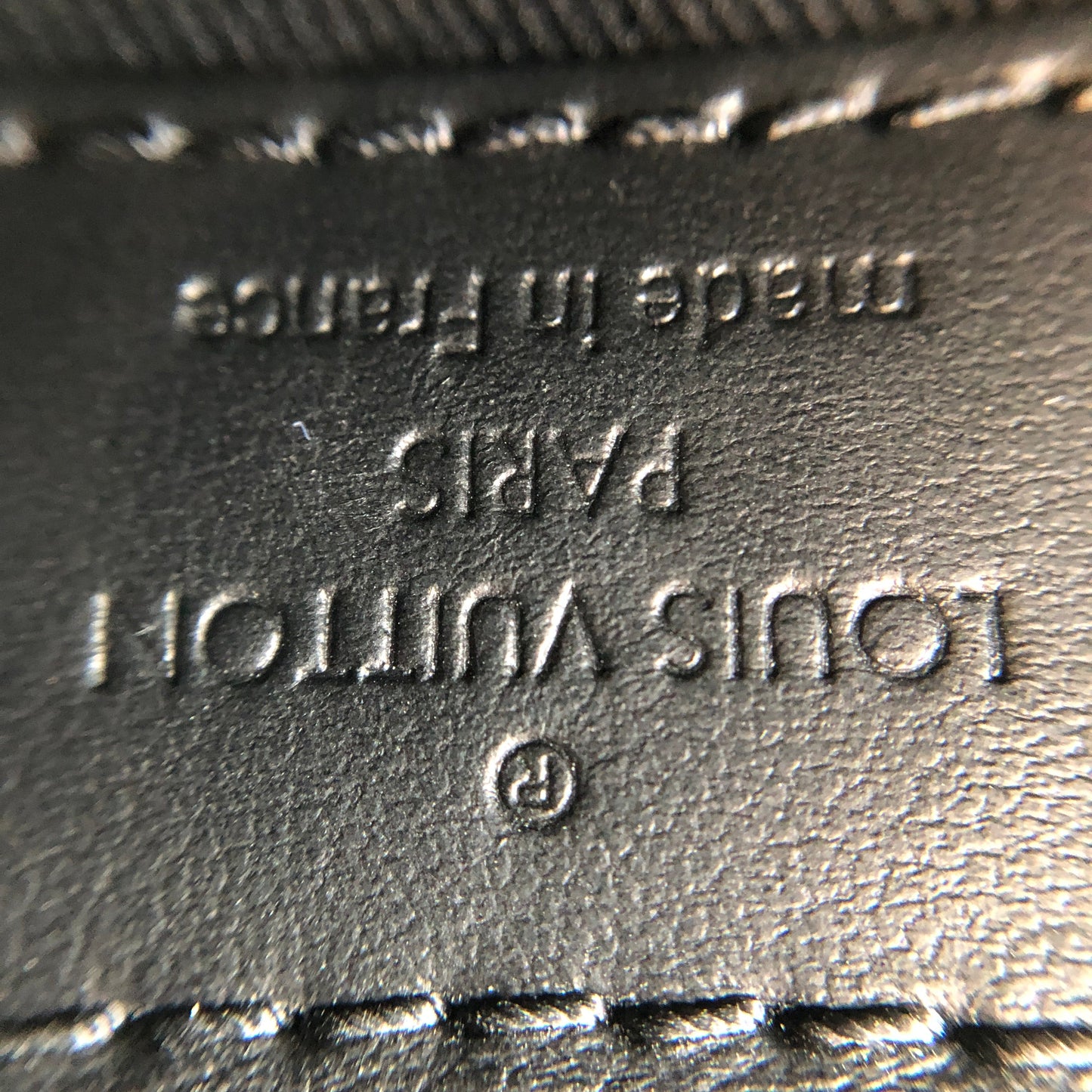 Louis Vuitton Monogram Taurillon Leather Steamer Crossbody Bag Black